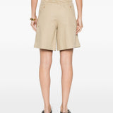 Pantaloncini a pieghe in beige Maxmara weekend - donna 