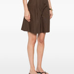 Pantaloncini a pieghe ECUBA in marrone Maxmara weekend - donna 