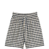 Pantaloncini con coulisse a quadretti in nero e bianco Maxmara weekend - donna 