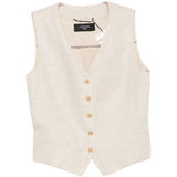 Gilet pace con bottoni in avorio Max Mara Weekend - donna 