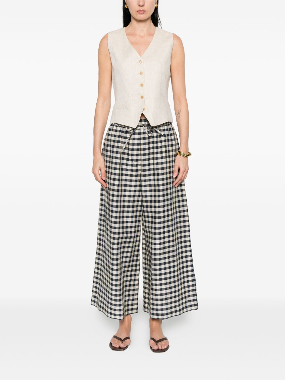 Gilet pace con bottoni in avorio Max Mara Weekend - donna 