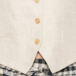 Gilet pace con bottoni in avorio Max Mara Weekend - donna 