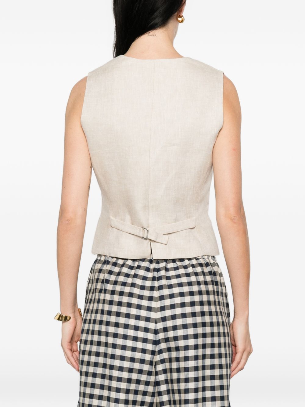 Gilet pace con bottoni in avorio Max Mara Weekend - donna 