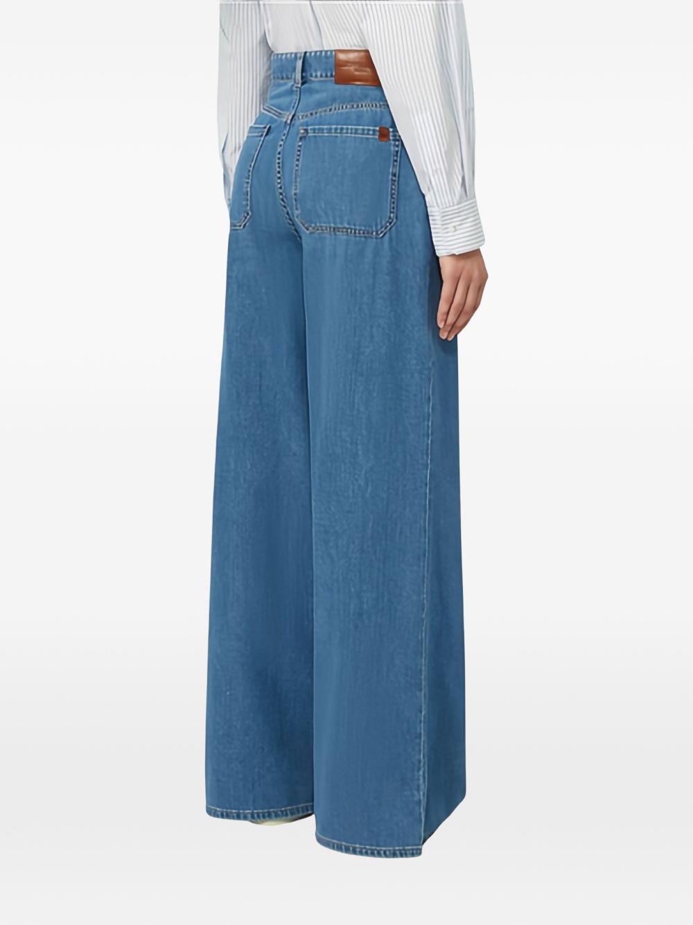 Jeans con bottoni in blu Maxmara weekend - donna 