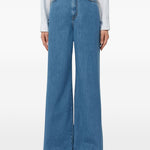 Jeans con bottoni in blu Maxmara weekend - donna 