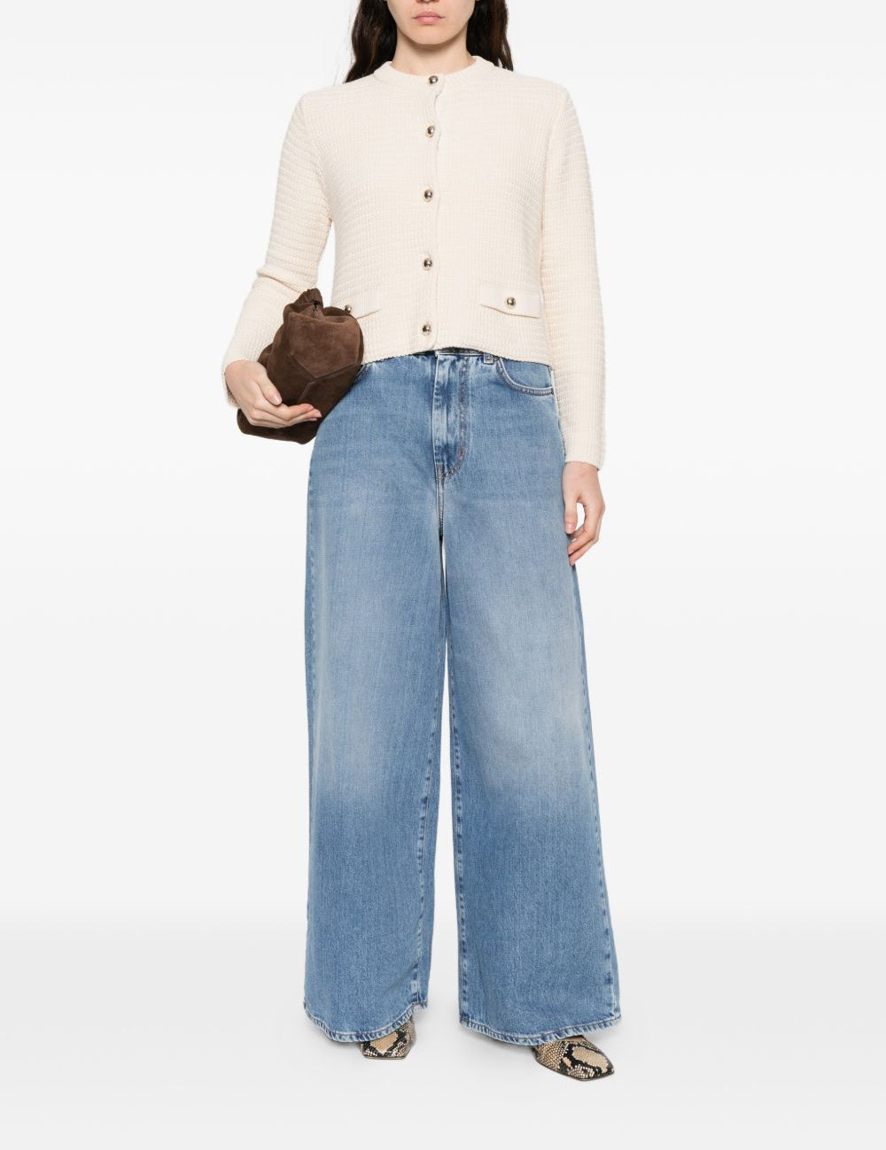 Jeans con cinque tasche in blu Maxmara weekend - donna 
