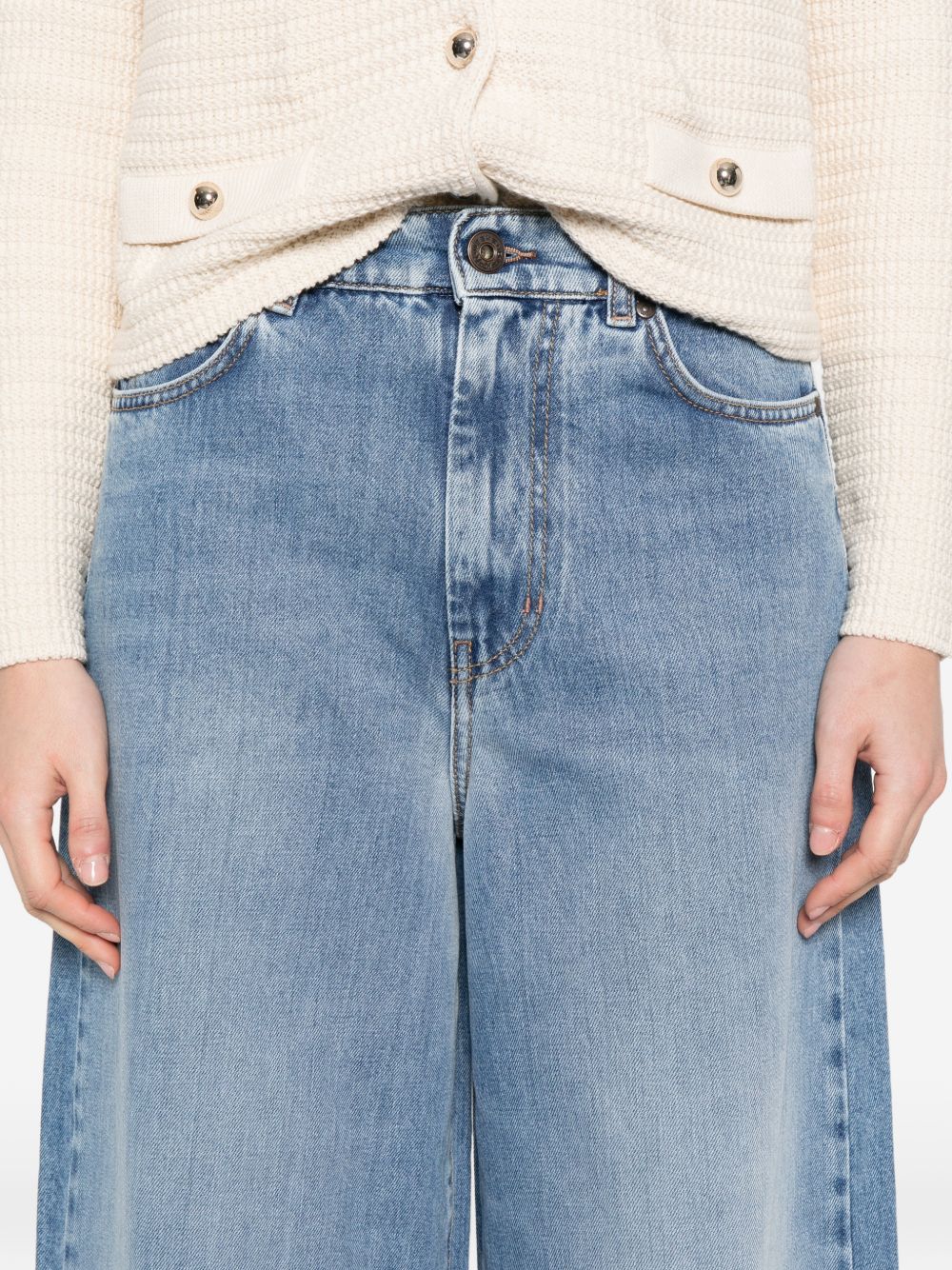 Jeans con cinque tasche in blu Maxmara weekend - donna 