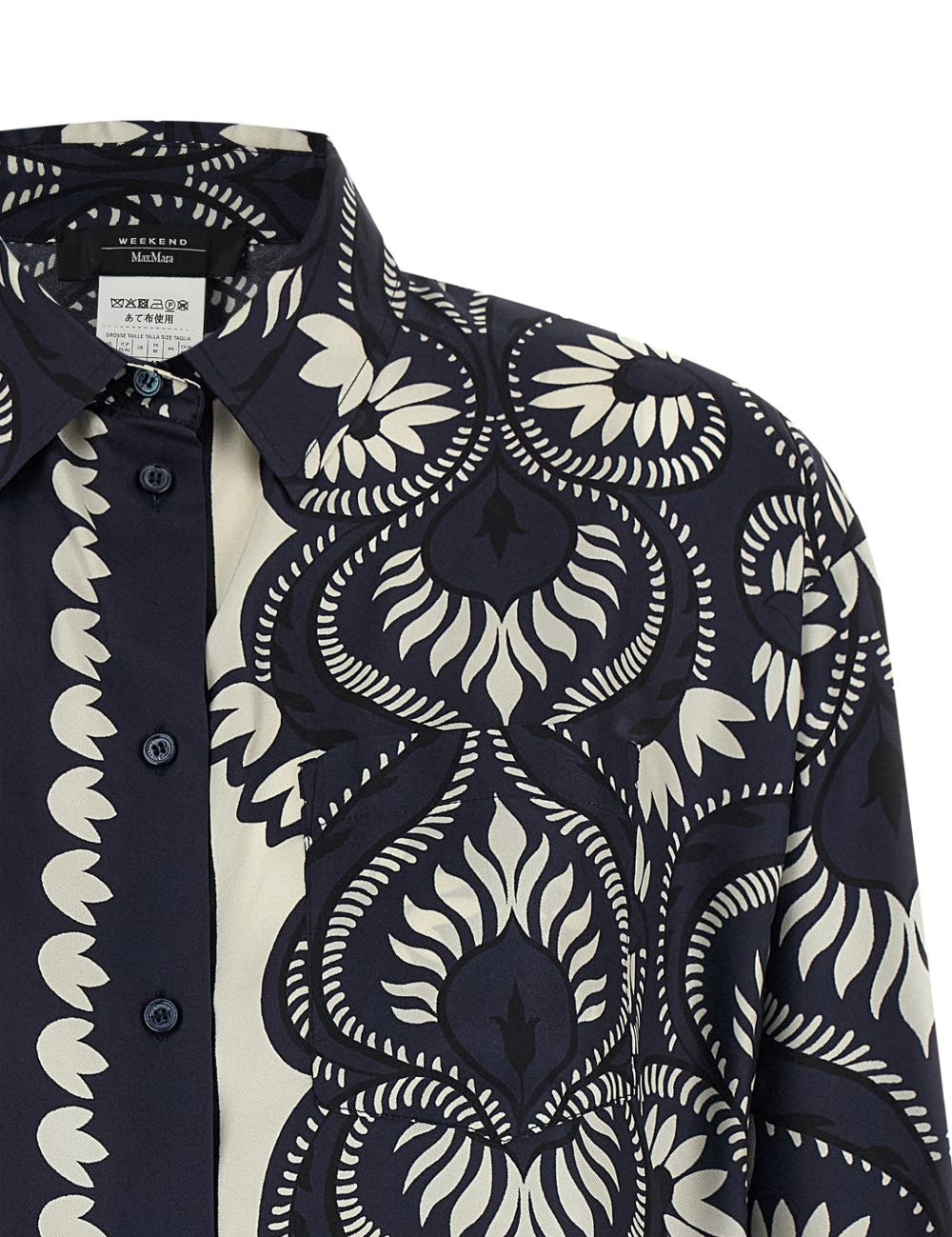 Lastra camicia in blu Maxmara weekend - donna 