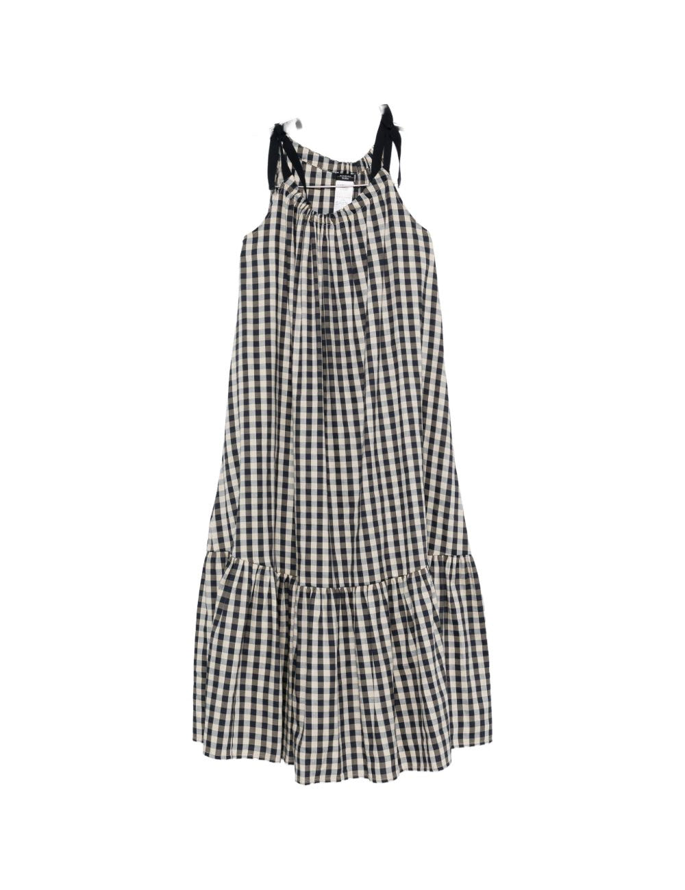 Abito midi a quadri ugola in bianco e nero Maxmara weekend - donna 
