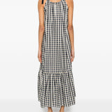 Abito midi a quadri ugola in bianco e nero Maxmara weekend - donna 
