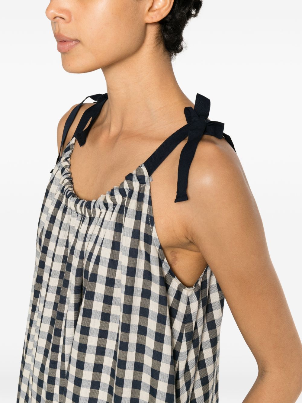Abito midi a quadri ugola in bianco e nero Maxmara weekend - donna 