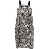 Abito midi con stampa floreale in nero Maxmara weekend - donna 