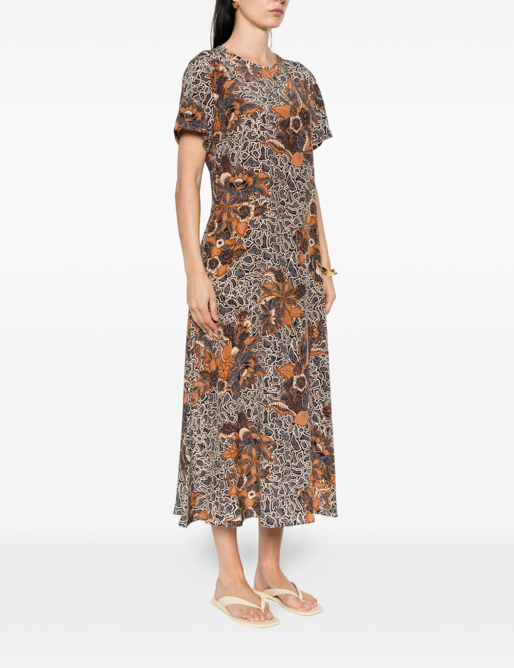 Abito midi crespo multicolore Max Mara Weekend - donna 