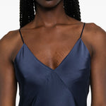 Abito drappeggiato calante in blu Maxmara weekend - donna 