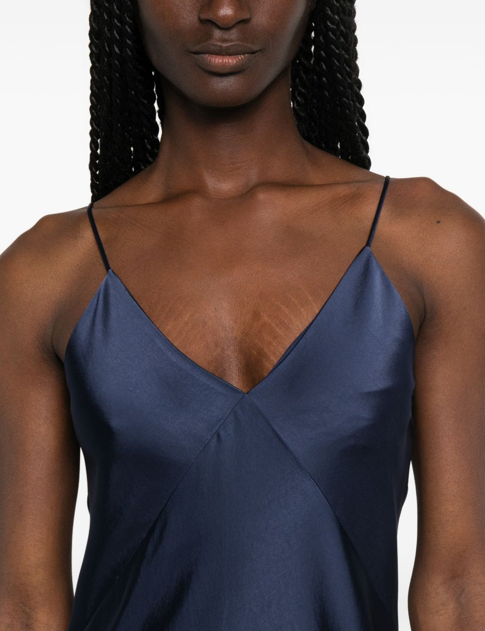 Abito drappeggiato calante in blu Maxmara weekend - donna 