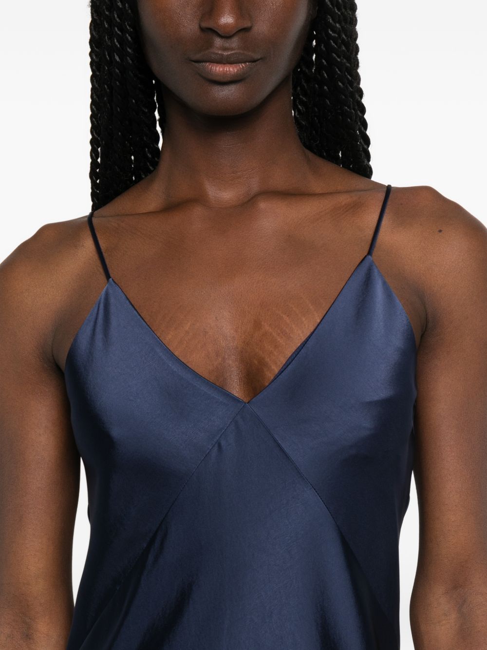 Abito drappeggiato calante in blu Maxmara weekend - donna 
