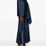 Abito drappeggiato calante in blu Maxmara weekend - donna 