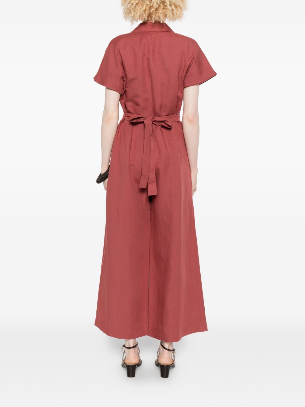 Tuta intera a gamba ampia in rosa Maxmara weekend - donna 