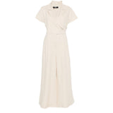 Tuta con culotte avvolgente in avorio Maxmara weekend - donna 