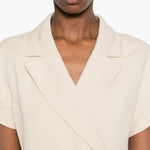 Tuta con culotte avvolgente in avorio Maxmara weekend - donna 