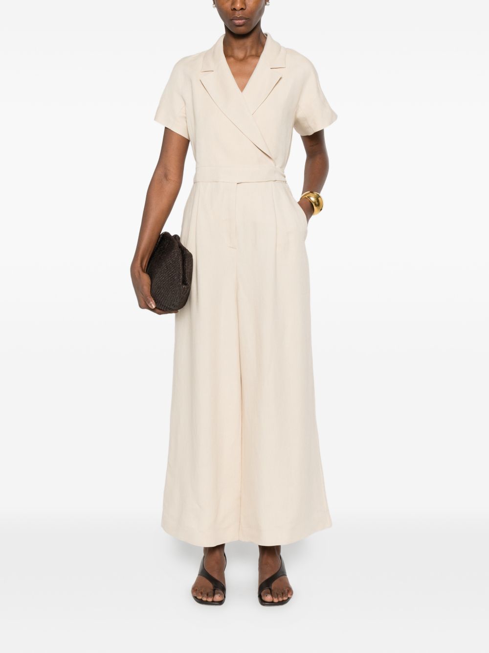 Tuta con culotte avvolgente in avorio Maxmara weekend - donna 