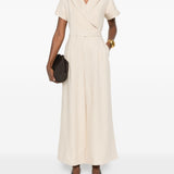 Tuta con culotte avvolgente in avorio Maxmara weekend - donna 