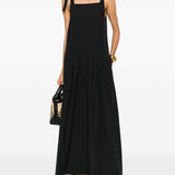 Tuta a gamba ampia con allacciatura agguati in nero Maxmara weekend - donna 