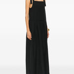Tuta a gamba ampia con allacciatura agguati in nero Maxmara weekend - donna 