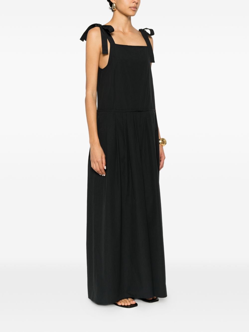 Tuta a gamba ampia con allacciatura agguati in nero Maxmara weekend - donna 