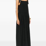Tuta a gamba ampia con allacciatura agguati in nero Maxmara weekend - donna 