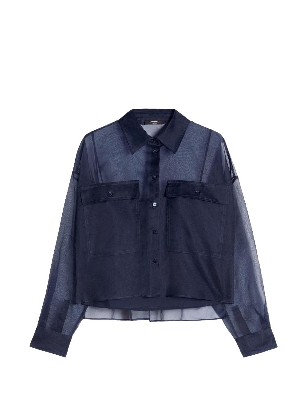 Blusa Colomba con tasche in blu Maxmara weekend - donna 
