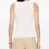 Top senza maniche in bianco Maxmara weekend - donna 