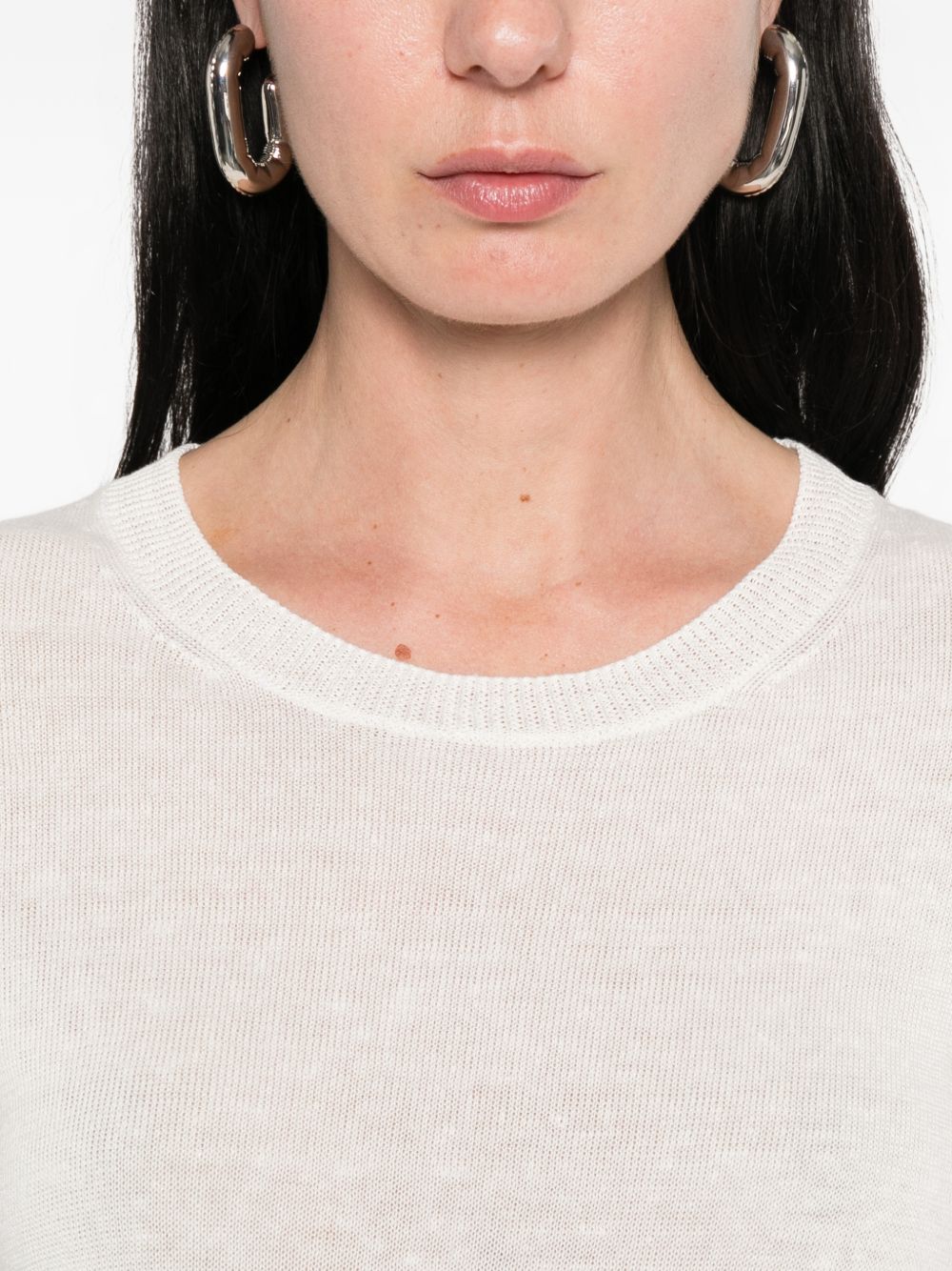 Top girocollo Wkdpancone in bianco Maxmara weekend - donna 
