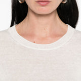 Top girocollo Wkdpancone in bianco Maxmara weekend - donna 
