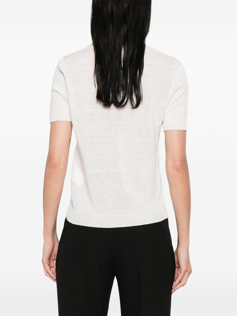 Top girocollo Wkdpancone in bianco Maxmara weekend - donna 