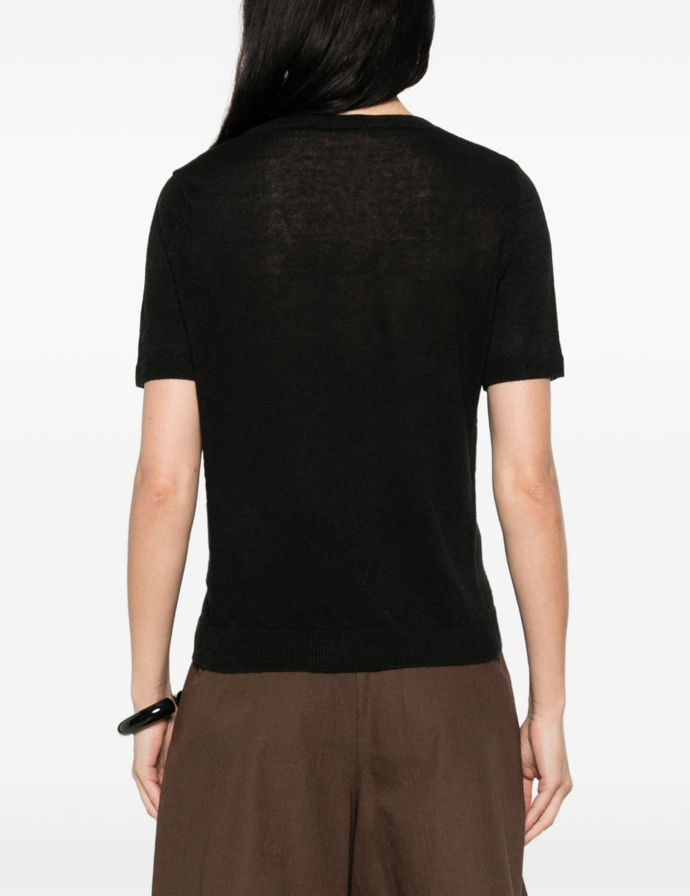 T-SHIRT Pancone in nero Maxmara weekend - donna 