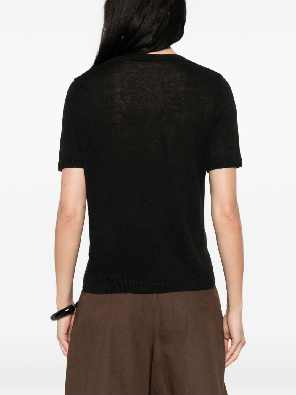 T-SHIRT Pancone in nero Maxmara weekend - donna 