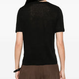 T-SHIRT Pancone in nero Maxmara weekend - donna 