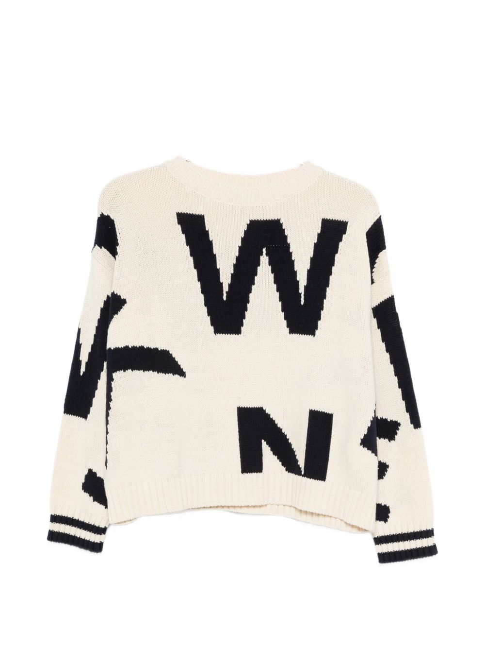 Maglione girocollo a maniche lunghe  in beige Maxmara weekend - donna 