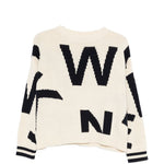 Maglione girocollo a maniche lunghe  in beige Maxmara weekend - donna 