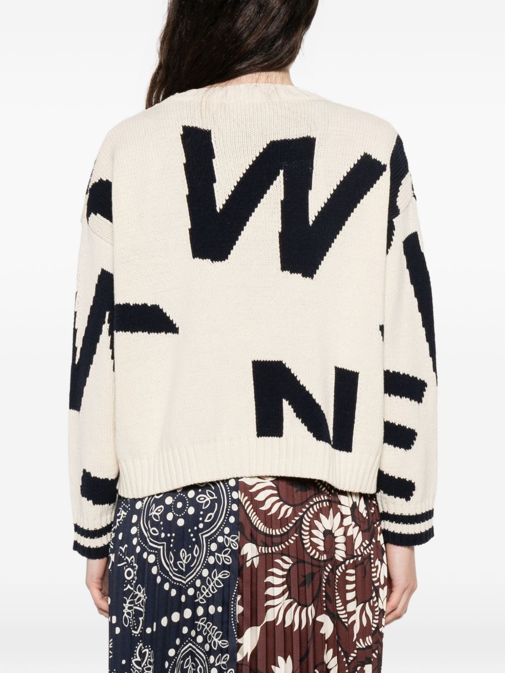 Maglione girocollo a maniche lunghe  in beige Maxmara weekend - donna 