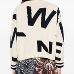 Maglione girocollo a maniche lunghe  in beige Maxmara weekend - donna 