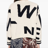 Maglione girocollo a maniche lunghe  in beige Maxmara weekend - donna 