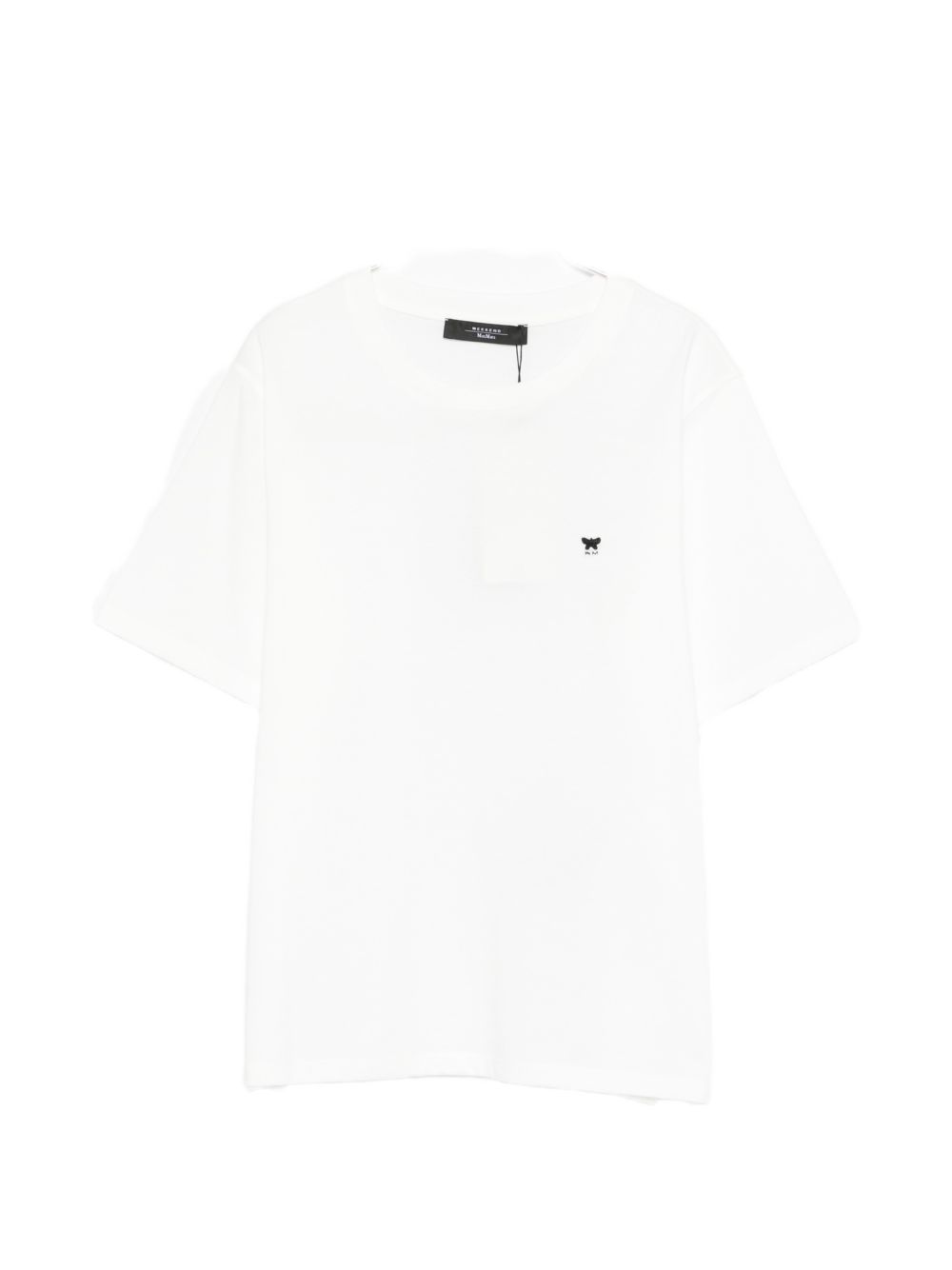T-shirt con logo in bianco Maxmara weekend - donna 