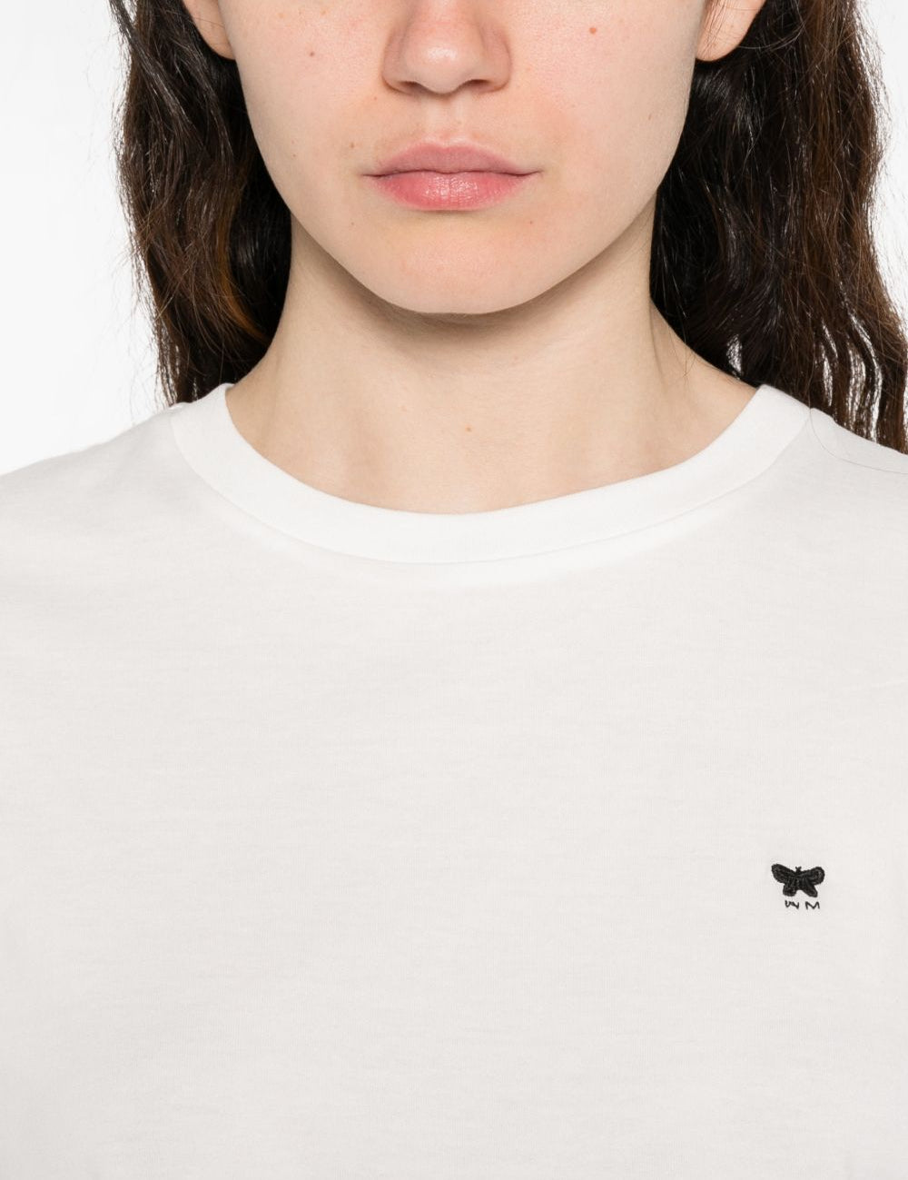 T-shirt con logo in bianco Maxmara weekend - donna 