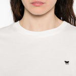 T-shirt con logo in bianco Maxmara weekend - donna 