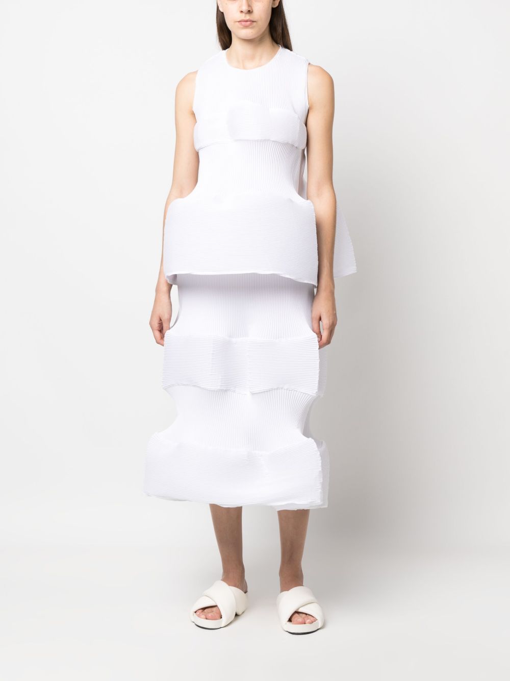 Top smiley con peplum in bianco Melitta baumeister - donna 