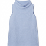 Top a collo alto in celeste Melitta Baumeister - donna 