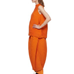 Gonna a trapezio in arancione Melitta Baumeister - donna 