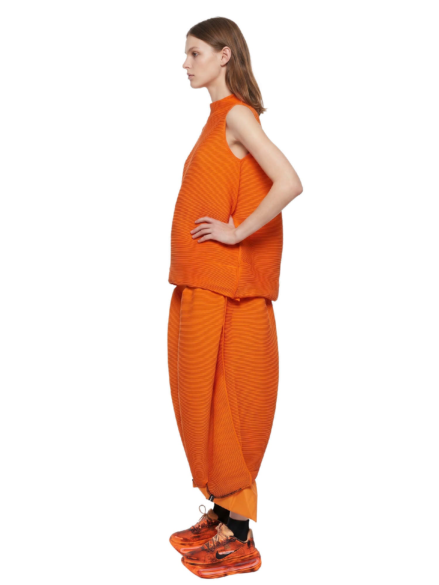 Gonna a trapezio in arancione Melitta Baumeister - donna 